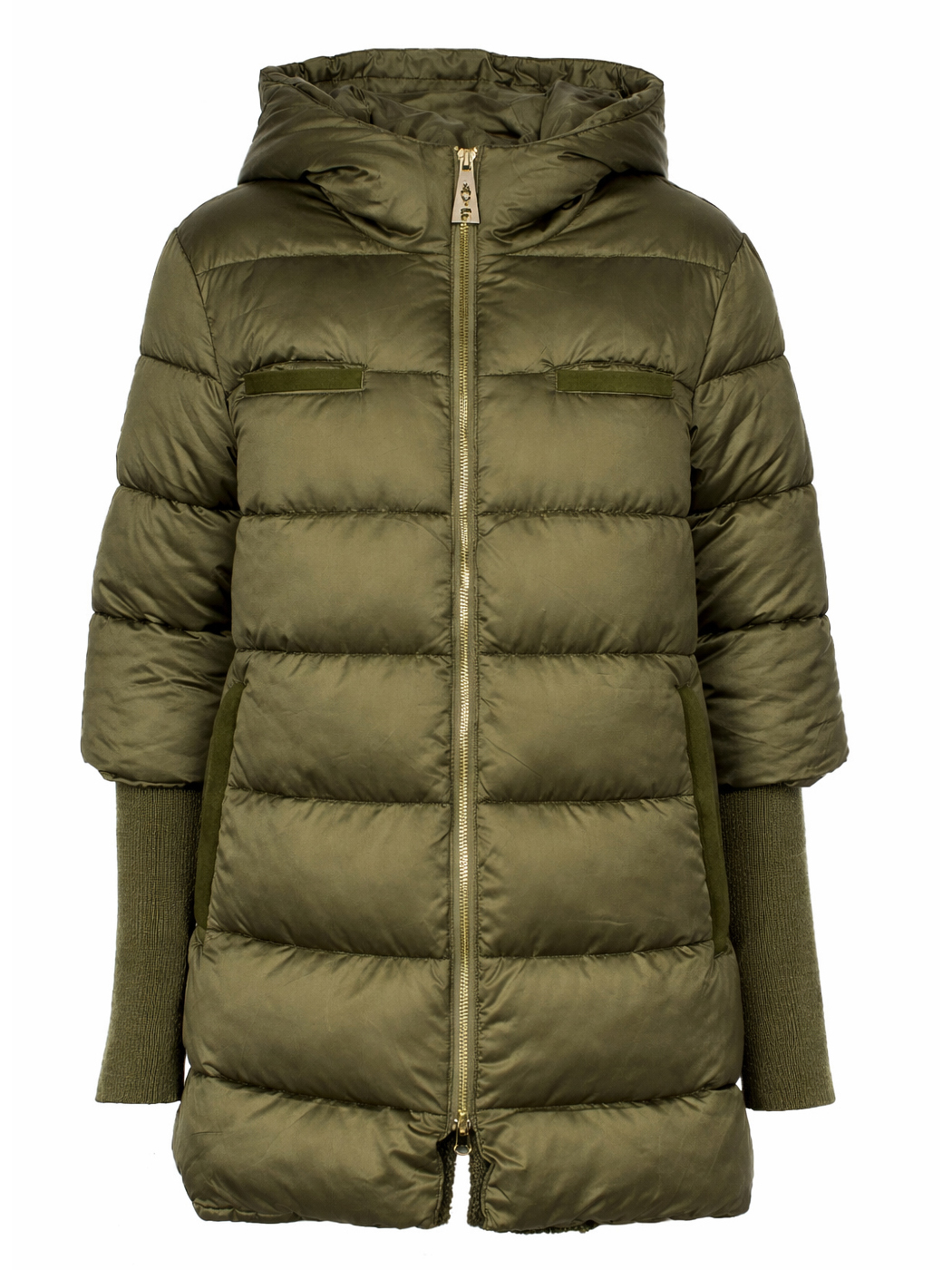 GIACCA MIDI MANICA MAGLIA CAPPUCCIO FAKE LAMB RIMOBIVILE,4 TG,100%PL,MADE IN PRC